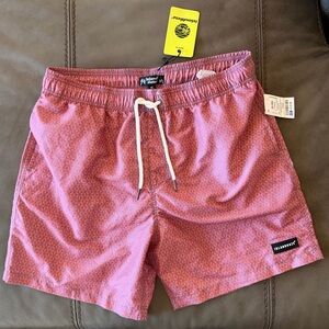 Islandhaze Coral Patterned Swim Trunks